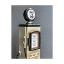 CDラック 収納棚 4段 ラック 扉付き 小物収納 コレクションケース おしゃれ かわいい ガスポンプ デザイン インテリア アメカジ 棚 【納期C】【akz-205ms3229-b】