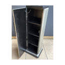 CDラック 収納棚 4段 ラック 扉付き 小物収納 コレクションケース おしゃれ かわいい ガスポンプ デザイン インテリア アメカジ 棚 【納期C】【akz-205ms3229-b】