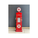 CDラック 収納棚 4段 ラック 扉つき 赤 レッド 小物収納 コレクションケース おしゃれ かわいい ガスポンプ デザイン インテリア アメカジ 【納期C】【akz-205ms3236-b】