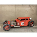 ブリキ おもちゃ 置き物 車 インテリア オブジェ 玩具 レトロ ビンテージ風 ヴィンテージ風 ノスタルジー 飾り おしゃれ 味わい 赤 自動車 【納期C】【akz-2110e-8699】