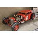 ブリキ おもちゃ 置き物 車 インテリア オブジェ 玩具 レトロ ビンテージ風 ヴィンテージ風 ノスタルジー 飾り おしゃれ 味わい 赤 自動車 【納期C】【akz-2110e-8699】