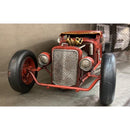 ブリキ おもちゃ 置き物 車 インテリア オブジェ 玩具 レトロ ビンテージ風 ヴィンテージ風 ノスタルジー 飾り おしゃれ 味わい 赤 自動車 【納期C】【akz-2110e-8699】