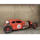 ブリキ おもちゃ 置き物 車 インテリア オブジェ 玩具 レトロ ビンテージ風 ヴィンテージ風 ノスタルジー 飾り おしゃれ 味わい 赤 自動車 【納期C】【akz-2110e-8699】