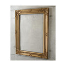 ウッドフレーム 枠 額 フレーム 木製 デコレーション インテリア オブジェ 白 ホワイト ゴールド アンティーク調 レトロ ビンテージ風 【納期C】【akz-25397b-fr-l】