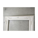 ウッドフレーム 枠 額 フレーム 木製 デコレーション インテリア オブジェ 白 ホワイト ゴールド アンティーク調 レトロ ビンテージ風 【納期C】【akz-25397b-fr-l】