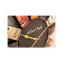 掛け時計 壁掛時計 円形 丸型 おしゃれ インダストリアル レトロ カジュアル アメリカン 西海岸 ナンバープレート デザイン モチーフ 【納期C】【akz-3a359】