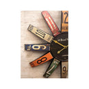 掛け時計 壁掛時計 円形 丸型 おしゃれ インダストリアル レトロ カジュアル アメリカン 西海岸 ナンバープレート デザイン モチーフ 【納期C】【akz-3a359】