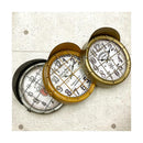 掛時計 壁掛け時計 円形 丸型 おしゃれ インダストリアル インテリア アメカジ 西海岸 ROUTE66 ルート66 潜水艦 デザイン モチーフ イエロー 黄色 ゴールド 【納期C】【akz-5a064】