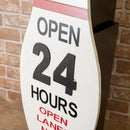 キャビネット 収納棚 扉付き ボールリングのピン アメカジ おしゃれ カジュアル インテリア CDラック アクセント 子ども部屋 リビング 店舗 【納期C】【akz-6113】