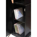 キャビネット 収納棚 扉付き ボールリングのピン アメカジ おしゃれ カジュアル インテリア CDラック アクセント 子ども部屋 リビング 店舗 【納期C】【akz-6113】