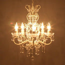 シャンデリア おしゃれ 5灯 豪華 オシャレ 電気 天井 照明 アンティーク調 レトロ ヨーロピアン 北欧 ゴージャス 豪華 装飾 アクリル きらきら ガーリー 女性 【納期C】【akz-67b308884k】