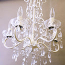 シャンデリア おしゃれ 5灯 豪華 オシャレ 電気 天井 照明 アンティーク調 レトロ ヨーロピアン 北欧 ゴージャス 豪華 装飾 アクリル きらきら ガーリー 女性 【納期C】【akz-67b308884k】