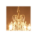 シャンデリア 6灯 led 対応 天井 照明 白 ホワイト アンティーク レトロ ゴージャス 北欧 ヨーロピアン おしゃれ オシャレ 豪華 軽い 軽量 【納期C】【akz-67b308888k-cream】