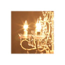 シャンデリア 6灯 led 対応 天井 照明 白 ホワイト アンティーク レトロ ゴージャス 北欧 ヨーロピアン おしゃれ オシャレ 豪華 軽い 軽量 【納期C】【akz-67b308888k-cream】