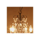 シャンデリア 6灯 led 対応 天井 照明 アンティーク レトロ ゴージャス 北欧 ヨーロピアン おしゃれ 軽い 軽量 デザイン 姫系 ガーリー 【納期C】【akz-67b308888k-darkgold】