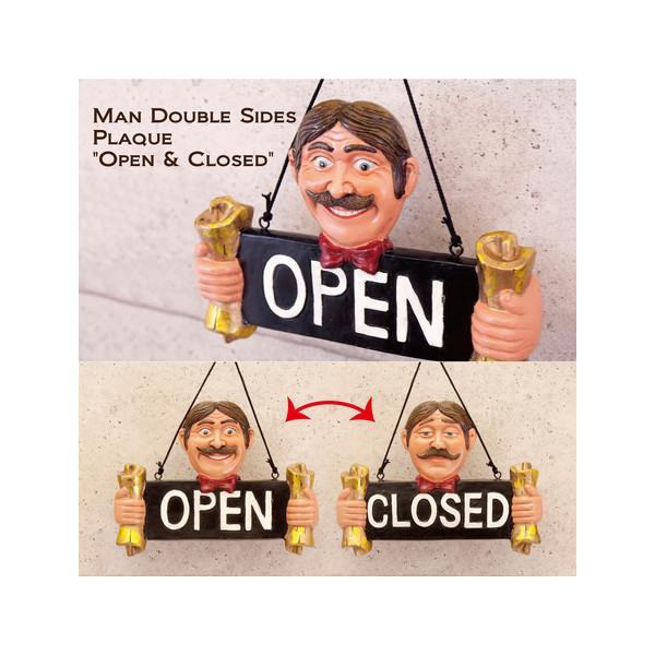 Man Double Sides Plaque