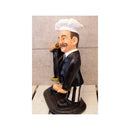 ワインホルダー メニューボード おしゃれ カフェ レストラン 飲食店 ワイン 置き物 インテリア おもしろ デザイン シェフ コック モチーフ 【納期C】【akz-a1603】