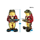 置き物 蛙 カエル かえる インテリア フィギュア オブジェ カフェ レストラン 小物雑貨 玄関 エントランス 受付 カウンター 【納期C】【akz-affb2】