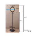 時計 スタンド 自立式 フロア 床置き 両面 文字盤 置き時計 クラシック アンティーク調 レトロ 雰囲気 デザイン インテリア ヨーロピアン 北欧 アメリカン 【納期C】【akz-ak200303】