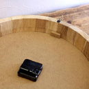 掛け時計 壁掛時計 ウォールクロック アナログ 円形 丸型 おしゃれ ビール BEER 樽 モチーフ デザイン 木製 秒針なし カジュアル 壁掛け 【納期C】【akz-btwc19001】