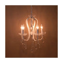 シャンデリア 5灯 led対応 おしゃれ レトロ 北欧 アンティーク調 シンプル 天井 吊下げ 照明 クラシック ヨーロピアン ホワイト 白 ブラック 黒 電気 マット調 【納期C】【akz-butter】