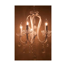 シャンデリア 5灯 led対応 おしゃれ レトロ 北欧 アンティーク調 シンプル 天井 吊下げ 照明 クラシック ヨーロピアン ホワイト 白 ブラック 黒 電気 マット調 【納期C】【akz-butter】