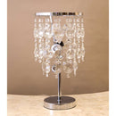 テーブルランプ 照明 置き型 卓上 LED電球対応 シャンデリア おしゃれ レトロ アンティーク調 かわいい クリスタルビーズ 美しい きれい 【納期C】【akz-cherry-t1d】