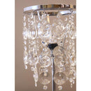 テーブルランプ 照明 置き型 卓上 LED電球対応 シャンデリア おしゃれ レトロ アンティーク調 かわいい クリスタルビーズ 美しい きれい 【納期C】【akz-cherry-t1d】