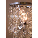 テーブルランプ 照明 置き型 卓上 LED電球対応 シャンデリア おしゃれ レトロ アンティーク調 かわいい クリスタルビーズ 美しい きれい 【納期C】【akz-cherry-t1d】