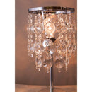 テーブルランプ 照明 置き型 卓上 LED電球対応 シャンデリア おしゃれ レトロ アンティーク調 かわいい クリスタルビーズ 美しい きれい 【納期C】【akz-cherry-t1d】