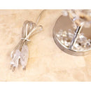 テーブルランプ 照明 置き型 卓上 LED電球対応 シャンデリア おしゃれ レトロ アンティーク調 かわいい クリスタルビーズ 美しい きれい 【納期C】【akz-cherry-t1d】