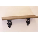 ウォールシェルフ 棚 壁 壁面 取り付け 設置 コベント アイアン アンティーク調 おしゃれ ヨーロピアン 北欧 木製 鉄製 装飾 デザイン 【納期C】【akz-cv19-003】