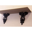 ウォールシェルフ 棚 壁 壁面 取り付け 設置 コベント アイアン アンティーク調 おしゃれ ヨーロピアン 北欧 木製 鉄製 装飾 デザイン 【納期C】【akz-cv19-003】