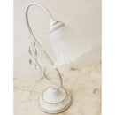 テーブルランプ テーブルライト 卓上照明 デスクライト 北欧 ヨーロピアン 曲線 おしゃれ レトロ アンティーク調 クラシカル 花型 デザイン アイアン シェード 【納期C】【akz-dl16677-1t】