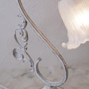 テーブルランプ テーブルライト 卓上照明 デスクライト 北欧 ヨーロピアン 曲線 おしゃれ レトロ アンティーク調 クラシカル 花型 デザイン アイアン シェード 【納期C】【akz-dl16677-1t】