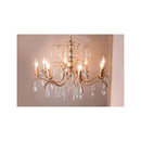 シャンデリア ゴールド 金色 照明 LED電球対応 8灯 煌びやか おしゃれ シーリング ライト 天井 ゴージャス 豪華 上品 重厚感 アンティーク 【納期C】【akz-fiona-p8d】