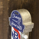 看板 インテリア 照明 LED ライト サイン 理髪店 散髪屋 美容室 美容院 バーバー 看板灯 照明 おしゃれ オブジェ 電池式 壁掛け 雑貨 屋内 【納期C】【akz-gb22300】