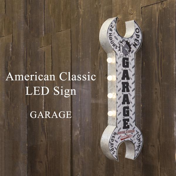 アメリカンクラシック LED Sign 「GARAGE」