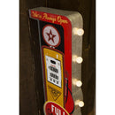 看板 インテリア 照明 LED ライト サイン ガレージ 車庫 ガソリンスタンド 倉庫 看板灯 看板照明 室内 屋内 電池式 壁掛け アメリカン 【納期C】【akz-gb22303】