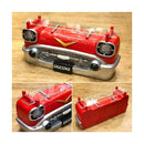 ウォールシェルフ 壁面 ラック 飾り棚 子供 子ども部屋 車 おもしろ インテリア ガラス コレクションラック 赤 レッド かわいい おしゃれ 【納期C】【akz-gk19286】