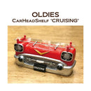 ウォールシェルフ 壁面 ラック 飾り棚 子供 子ども部屋 車 おもしろ インテリア ガラス コレクションラック 赤 レッド かわいい おしゃれ 【納期C】【akz-gk19286】