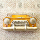 ウォールシェルフ おしゃれ アメリカン 雑貨 アメカジ 西海岸 ブルックリン 壁面 棚 飾り 車 カーヘッド ガラス ウオールシェルフ 取り付け 【納期C】【akz-gk90852】