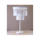 テーブルランプ 3灯 照明 置き型 卓上 LED おしゃれ レトロ アンティーク調 ゴージャス かわいい 上品 寝室 ベッドルーム フロアライト 【納期C】【akz-hilda-t1d】