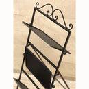 看板 置き型 黒板 スタンド ラック メニュー板 店頭 エントランス 玄関 入り口 ガーデニング 店舗 カフェ レストラン アイアン 自立式 【納期C】【akz-hq5193】