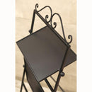 看板 置き型 黒板 スタンド ラック メニュー板 店頭 エントランス 玄関 入り口 ガーデニング 店舗 カフェ レストラン アイアン 自立式 【納期C】【akz-hq5193】