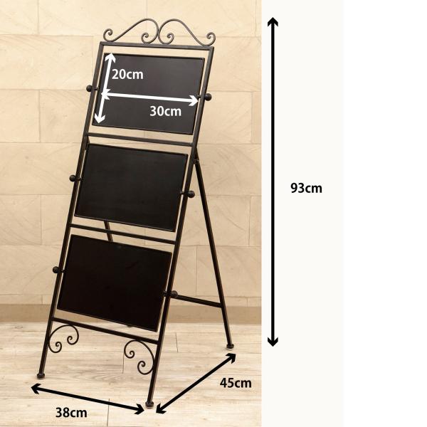 コベントアイアン ブラックボードスタンド