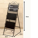 看板 置き型 黒板 スタンド ラック メニュー板 店頭 エントランス 玄関 入り口 ガーデニング 店舗 カフェ レストラン アイアン 自立式 【納期C】【akz-hq5193】