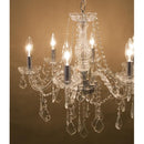 シャンデリア おしゃれ モダン デザイン ゴージャス エレガント 6灯 豪華 高級感 ゴールド 金色 クリア クリスタル ガーリー 天井 吊下照明 ペンダントライト 【納期C】【akz-hq9072】