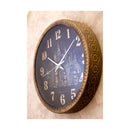 壁時計 壁掛け時計 静音 連続秒針 壁掛時計 ウォールクロック 円形 丸型 アナログ おしゃれ 北欧 ヨーロピアン ふくろう フクロウ 梟 インテリア レトロ 装飾 【納期C】【akz-hwc】