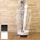 傘立て 傘たて クラシック ヨーロピアン 北欧 レトロ アンティーク調 おしゃれ お洒落 ブラック 黒 ホワイト 白 姫系 インテリア ガーリー フェミニン 玄関 【納期C】【akz-jr2575】